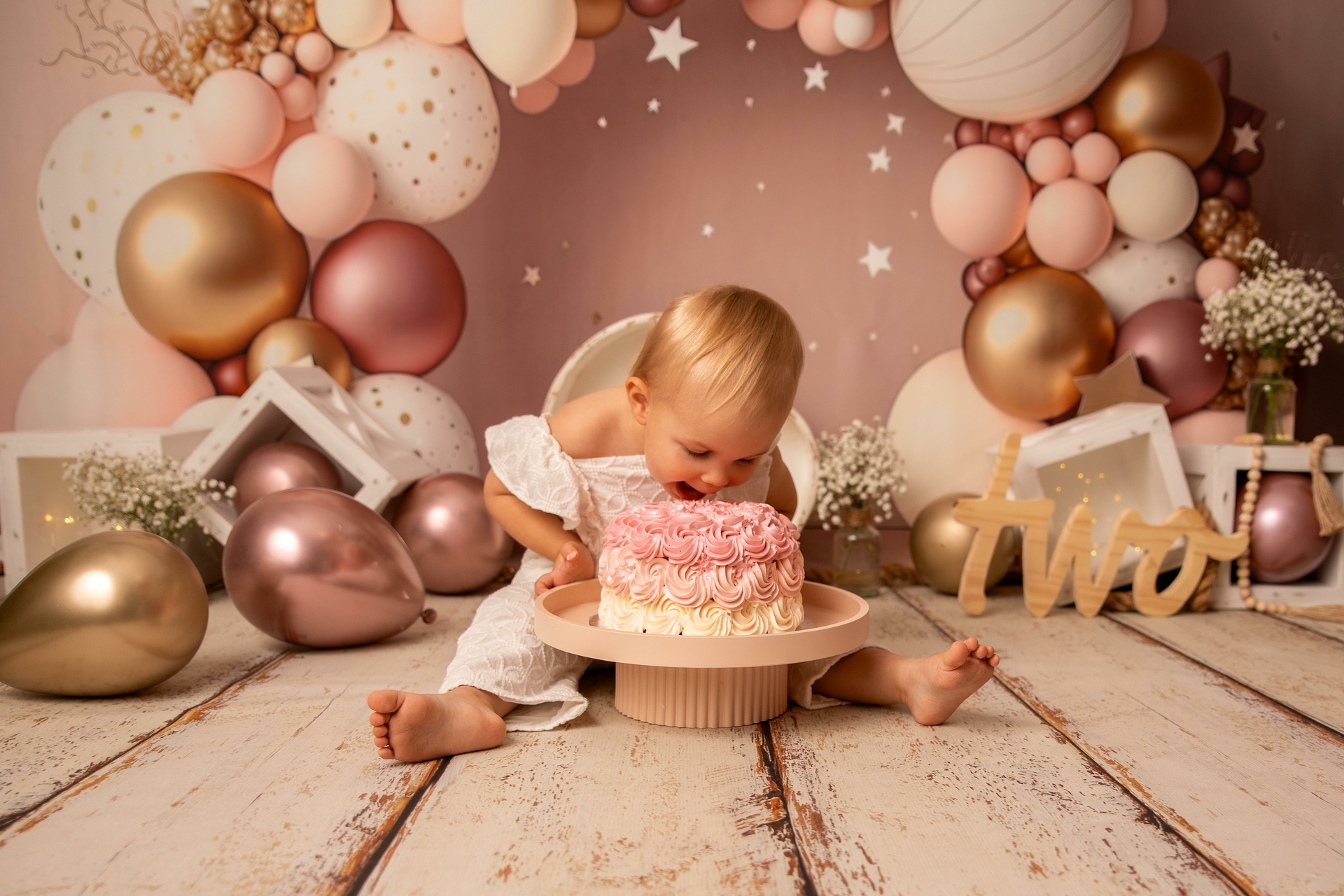 Une séance smash the cake au studio ?