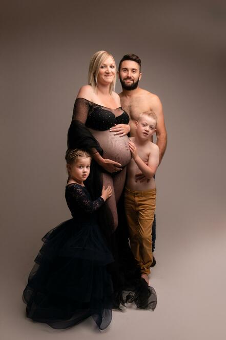 shooting grossesse en famille cognin